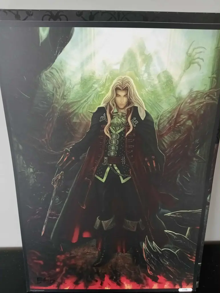 Impressão artística Alucard Castlevania – edição exclusiva F4F, nova e selada