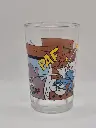 Verre schtroumpfs Bénédictin 1994 - coup de balle en pleine schtroumpf