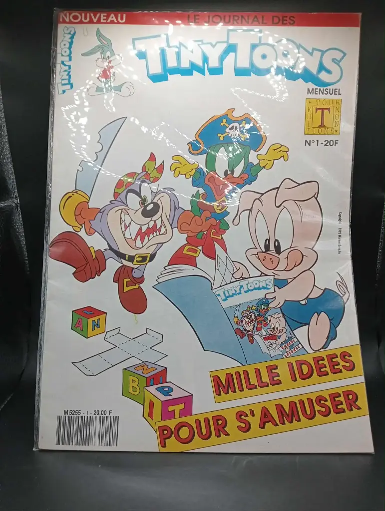 Revista Tiny Toons N°1 – Hamton, Plucky & Dizzy en portada (1992)