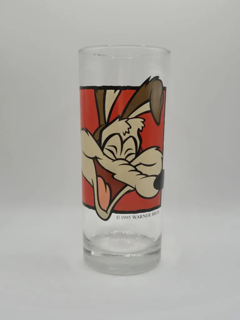 Copo Looney Tunes Quick Coca‑Cola 1995 – Coiote
