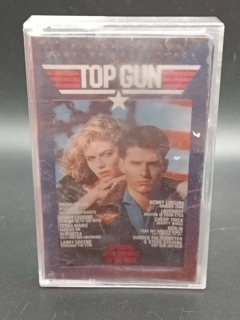 Cassete Top Gun – Trilha sonora cult 1986, não testada, Mundial 20148
