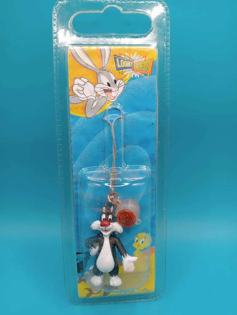 Pingente luminoso Silvestre – Looney Tunes – Manhattan Cellular – vintage – novo – colecionável