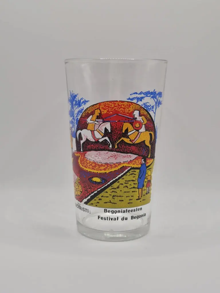 Verre évènement - festival du Begonia à Lochristi