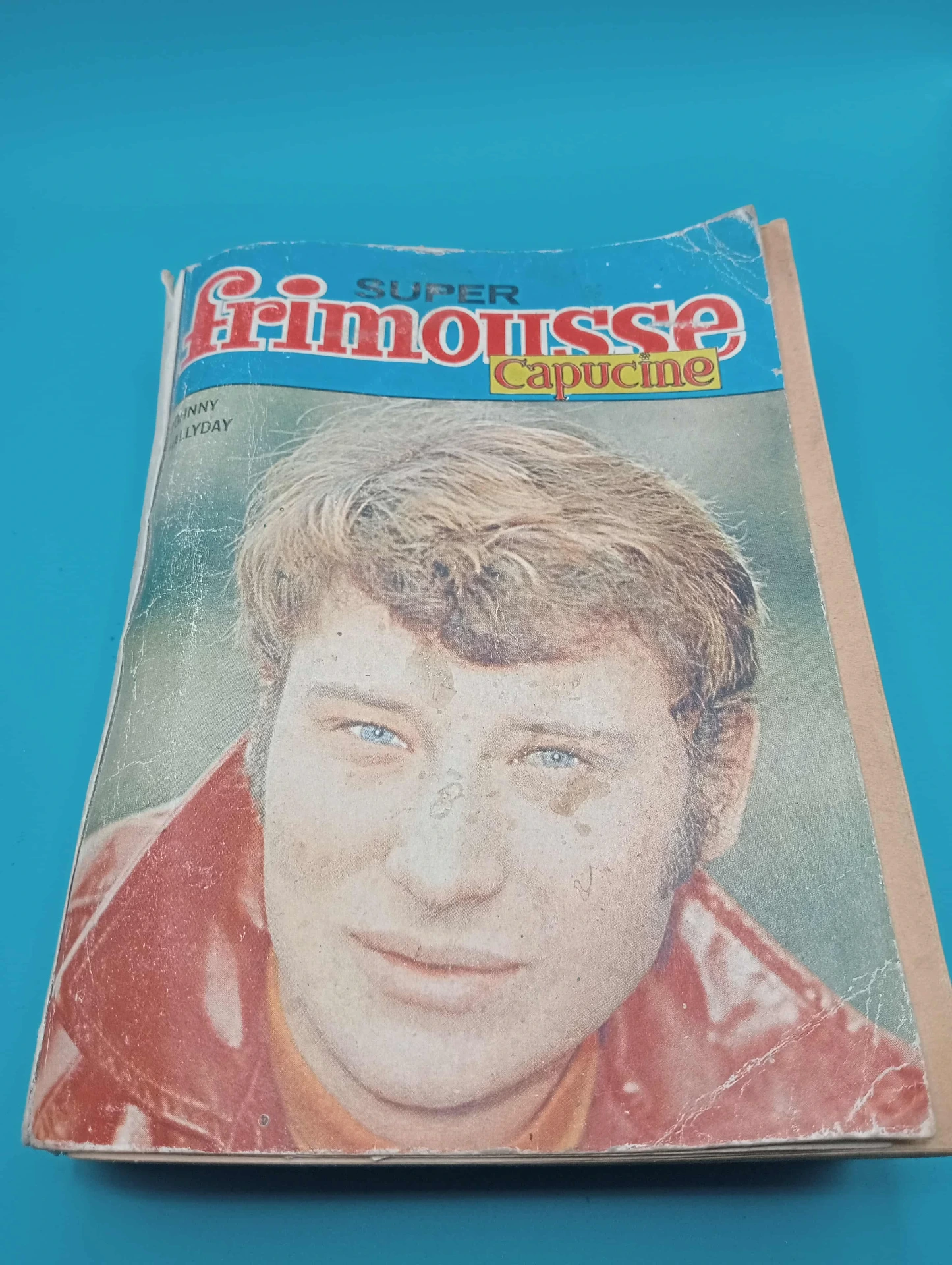 Vintage tijdschrift Super Frimousse Capucine met Johnny Hallyday – zeldzame uitgave 1960