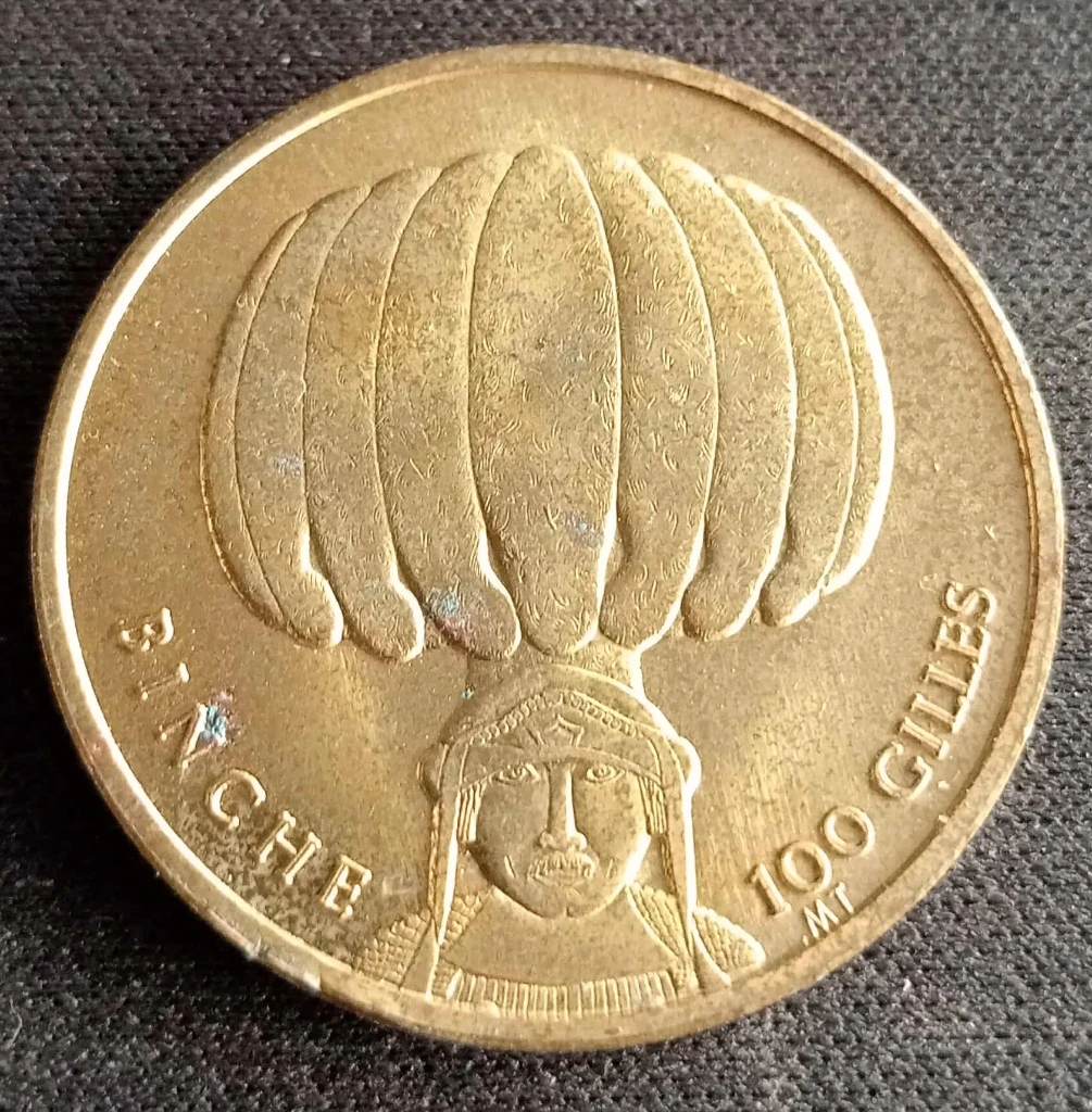 Gettone 100 Gilles Binche 1982 – Maschere teatro carnevale belga