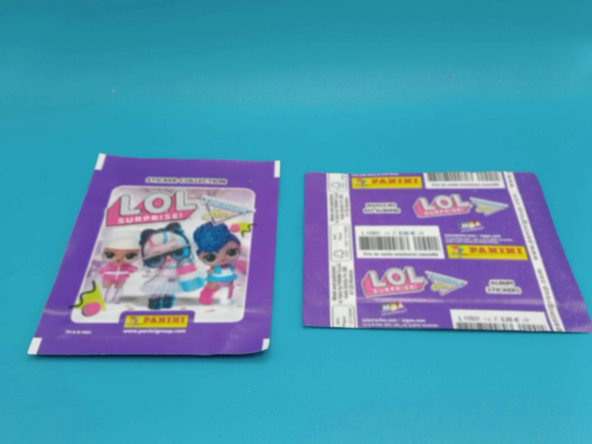 Pacote Panini L.O.L. Surprise! 2022 – Autocolantes de moda e brilho