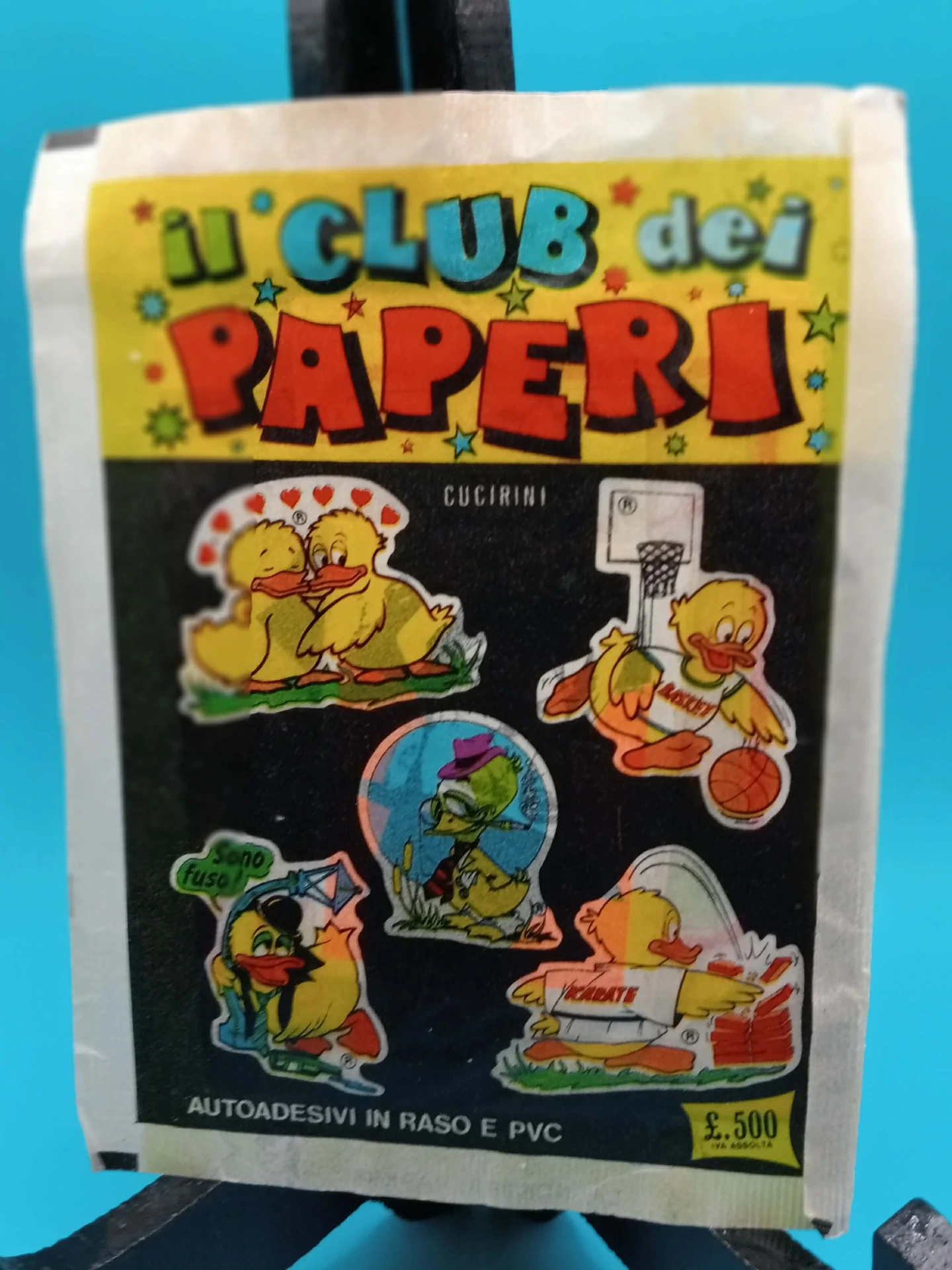 Pacote Il Club dei Paperi – Autocolantes de pato em cetim (Edizioni Zanetti)