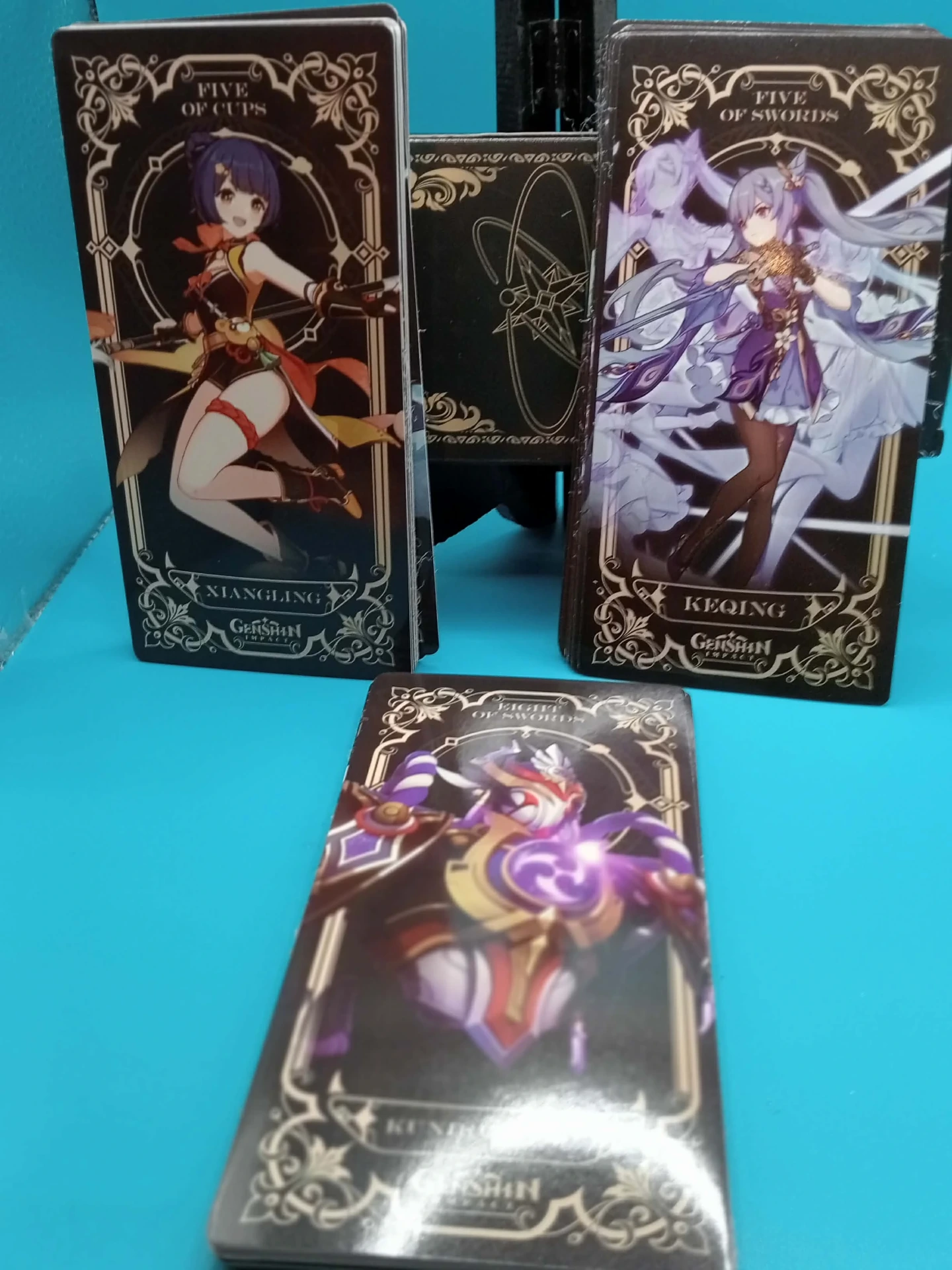 Baraja de tarot Genshin Impact – 22 cartas coleccionables con caja
