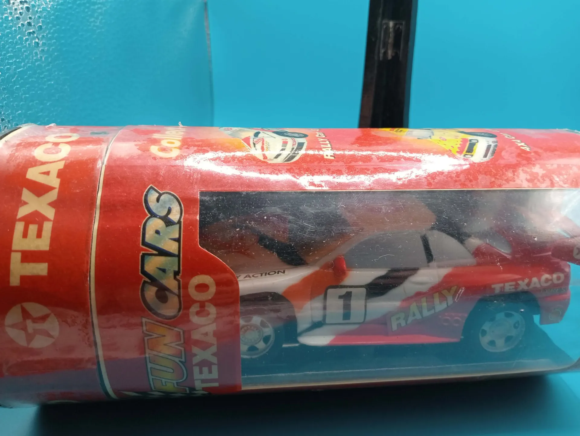 Voiture télécommandée Texaco Rally 1:32 vintage – jouet collector rétro