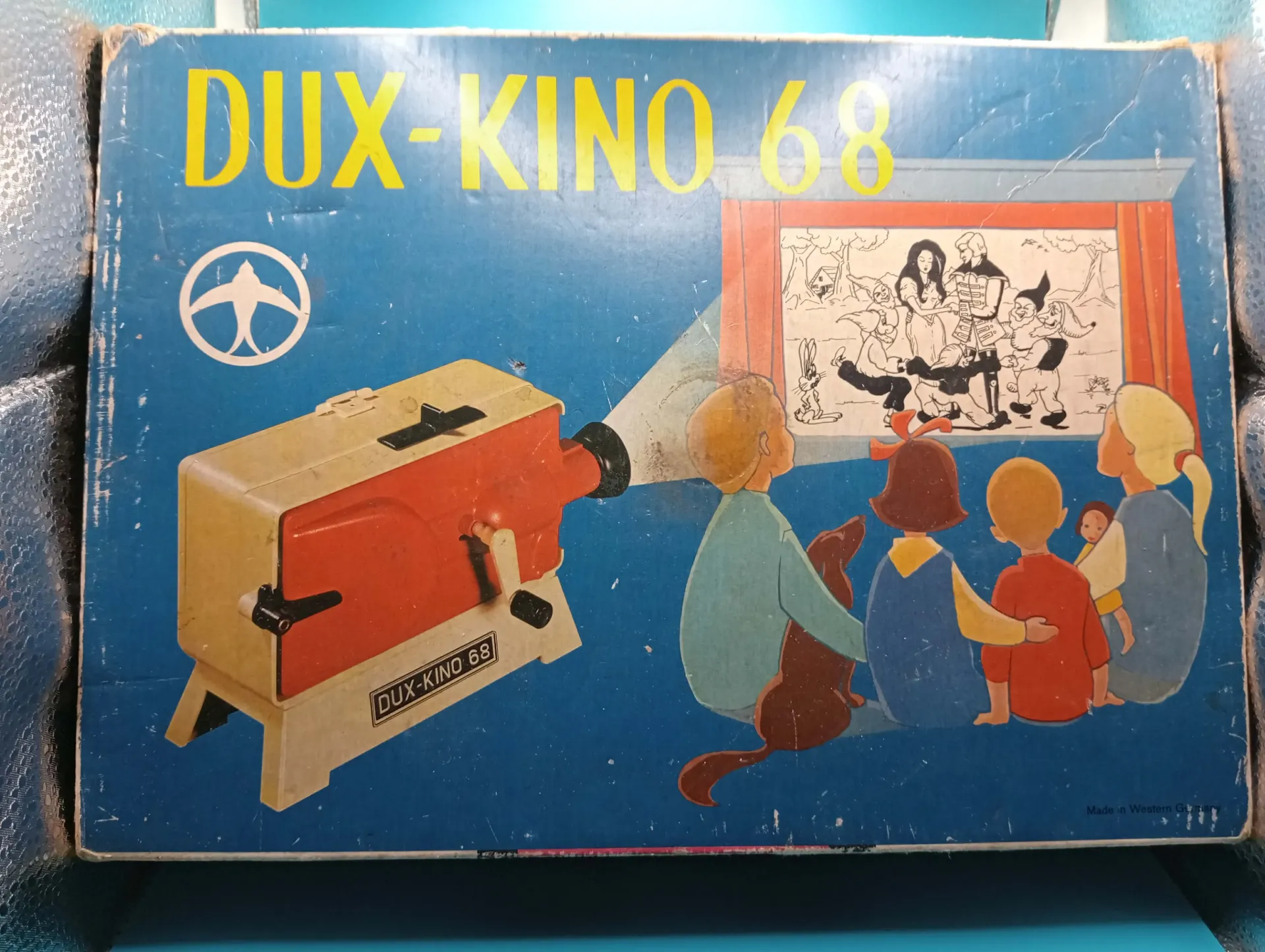 Proyector de juguete vintage DUX-KINO 68 – Cine infantil de los años 60