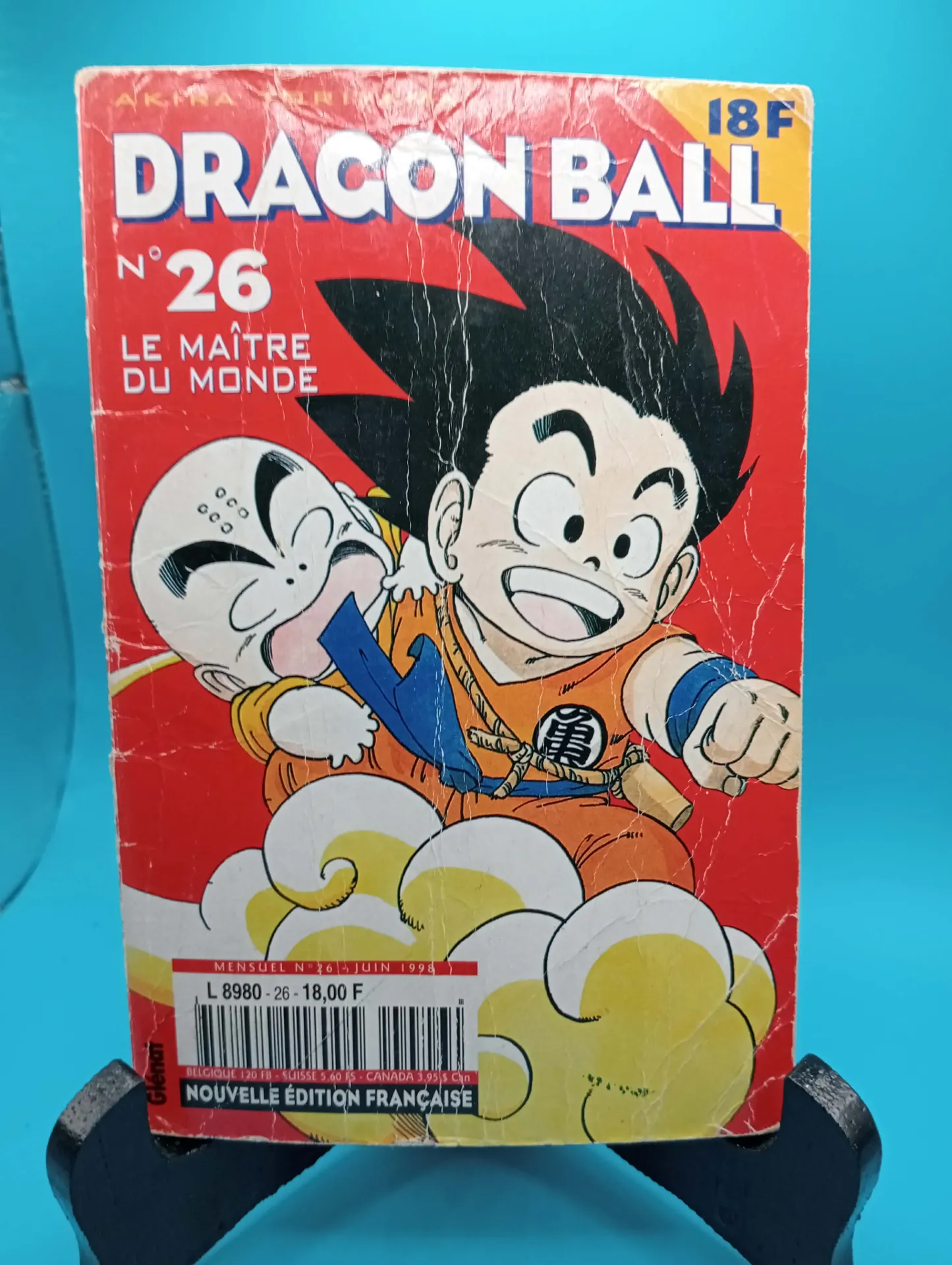 Dragon Ball N°26 – “Le Maître du Monde” – édition Glénat 1992 – manga vintage