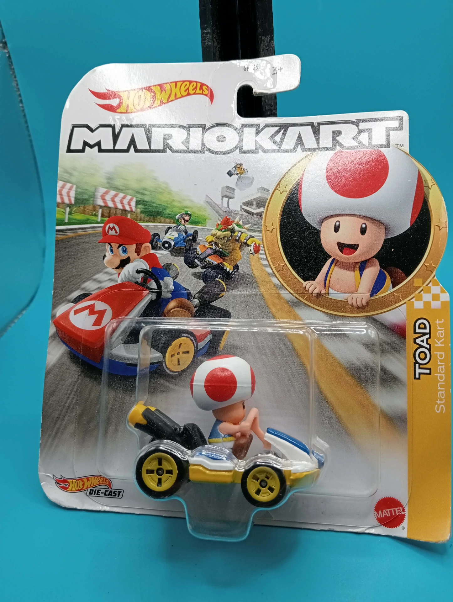 Hot Wheels Mario Kart Toad – Kart Padrão – Novo lacrado
