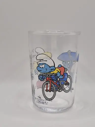 Verre schtroumpfs Amora 2013 - les schtroumpfs font du sport