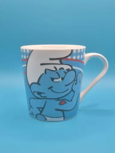 Tasse schtroumpfs 2011 - schtroumpf costaud avec ses altères