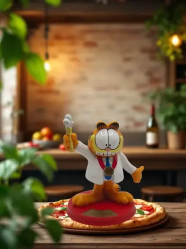 Figurine Garfield - Alfred Nobel