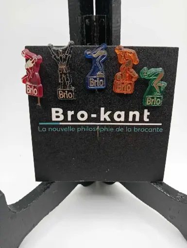 Lot de 5 épinglettes Brio