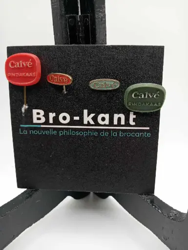 Lot de 4 épinglettes Calvé