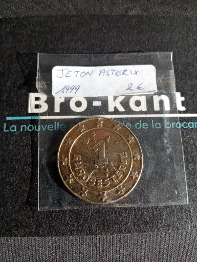 Jeton Asterix - nutella - 1999