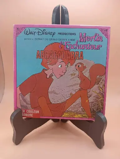 Walt Disney super 8 Merlin l'Enchanteur "Abracadabra"