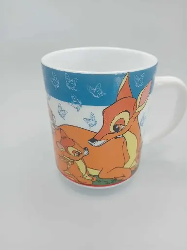 🦋 Mug vintage "Bambi" – Arcopal Disney – Années 80