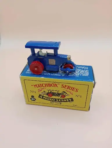 Matchbox Lesney n°1 – Road Roller – Reproduction avec boîte