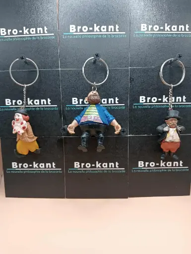 Lot de 3 porte‑clés publicitaires Calvé – 1968