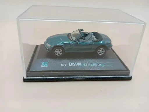 Miniature BMW Z3 Roadster 1/72 – Cabriolet vert métallisé en boîte vitrine