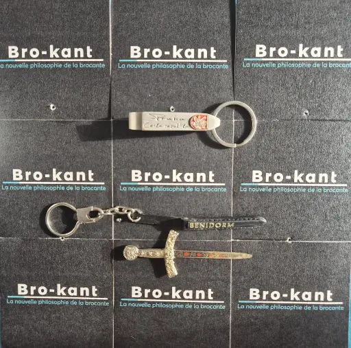 Llaveros vintage: Benidorm & Praga  