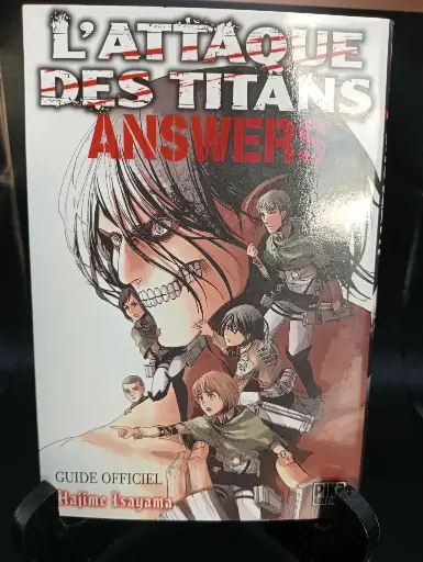 L’Attacco dei Giganti – Answers – Guida Ufficiale📘 Libro in francese