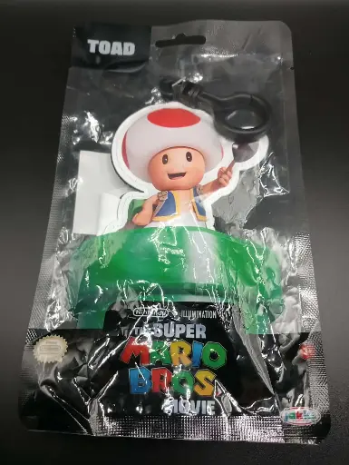 🇳🇱 Sleutelhanger “Toad” – schuim 10 cm – Super Mario Bros. Movie