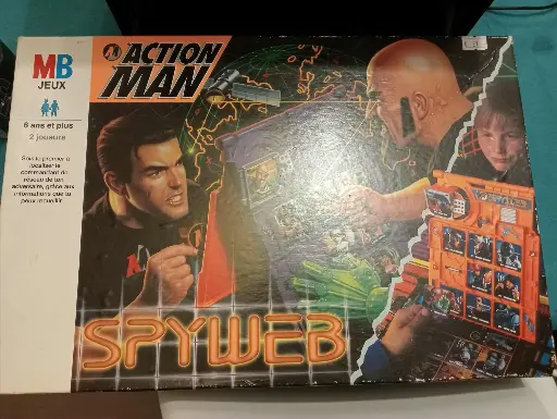 Action Man – Spy Web (MB Jeux) – Jeu d’espionnage vintage