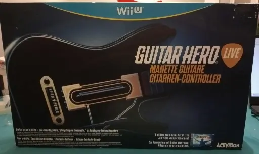 Guitar Hero Live – Wii U – Manette guitare neuve (boîte ouverte)