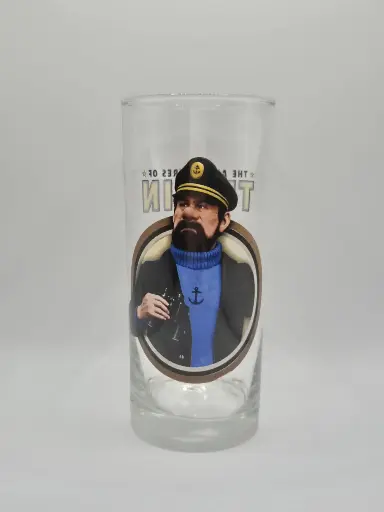 Verre Tintin 2011 - capitaine Haddock