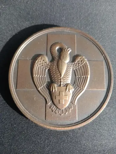 Pièce de la croix rouge de Belgique - don de sang