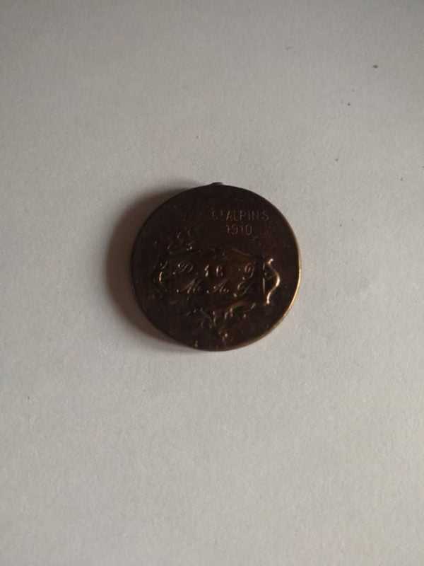 Médaille -6ième alpins 1910 tokens - coin – Image 2