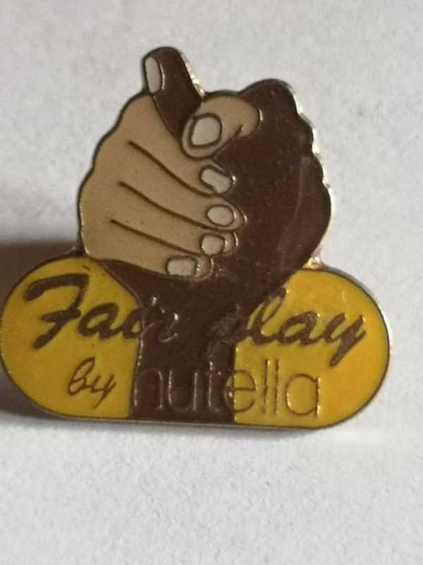 Pin's : Pub nutella fair play - Vintage