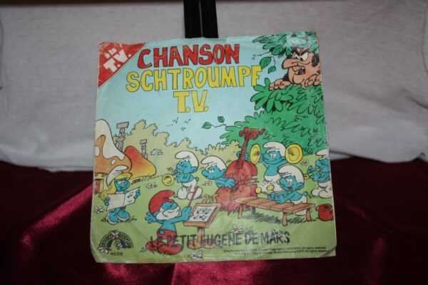 Schtroumpf - smurf La chanson des schtroumpfs T.V le disque 1982