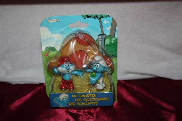 Schtroumpf - smurf 2 figurines sous blister ( 2 )