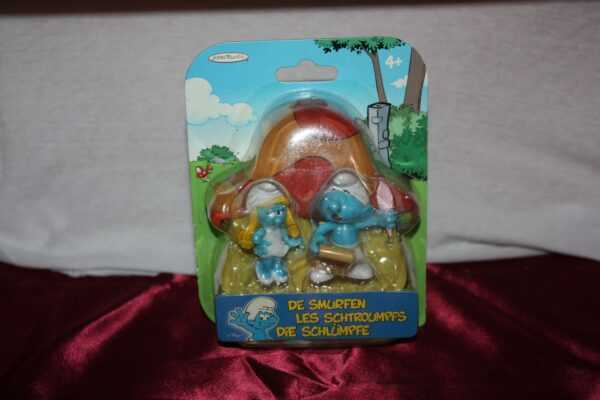 Schtroumpf - smurf 2 figurines sous blister ( 3 )
