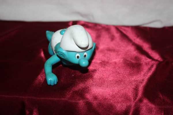 Schtroumpf - smurf pour la salle de bain - vintage