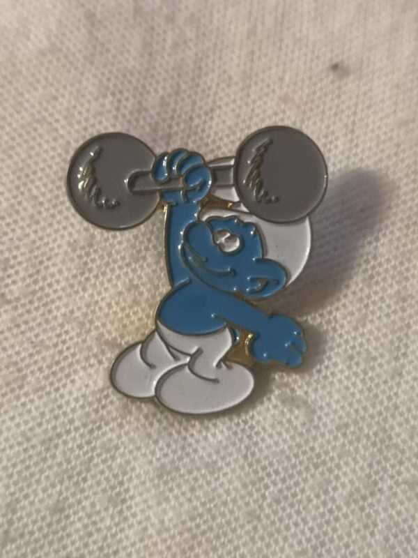 Pin's : Schtroumpf costaud - Vintage