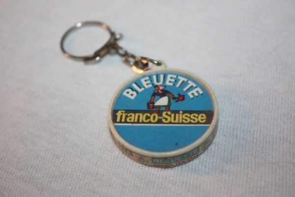 Vintage - porte clés années 50 60 70 - Bleuette fromage