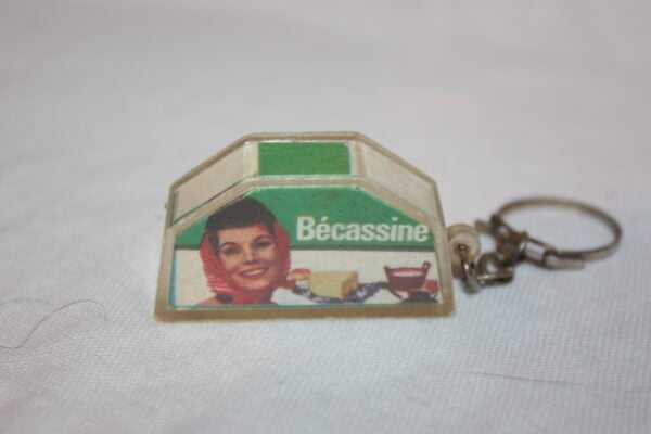 Vintage - porte clés années 50 60 70 - Fromage Bécassine
