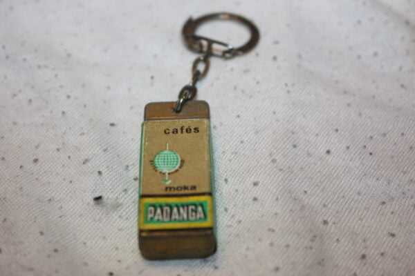 Vintage - porte clés années 50 60 70 - café Padanga