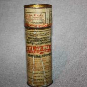 Ancienne boite en fer : Sel de Hunt