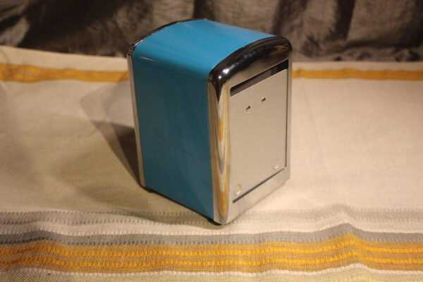 Distributeur de serviettes ou de mouchoirs , bleu