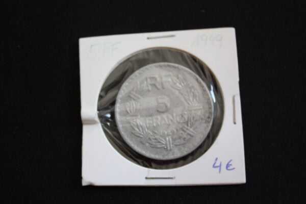 monnaie de France - 5 francs français - 1949