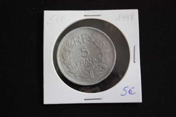 Monnaie Française - 5 francs - 1947