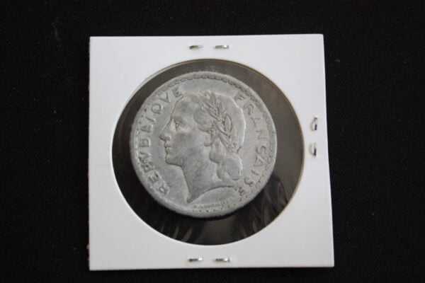 Monnaie Française - 5 francs - 1945 – Image 2