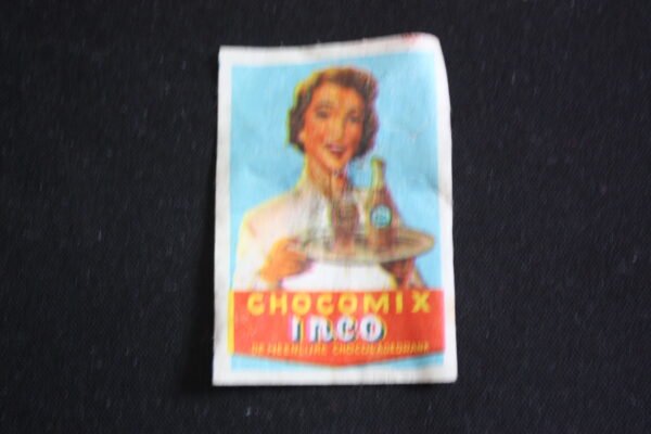 Etiquette de boite d'allumettes : chocomix Inco années 60
